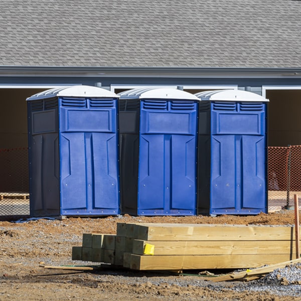 do you offer hand sanitizer dispensers inside the porta potties in Robersonville North Carolina